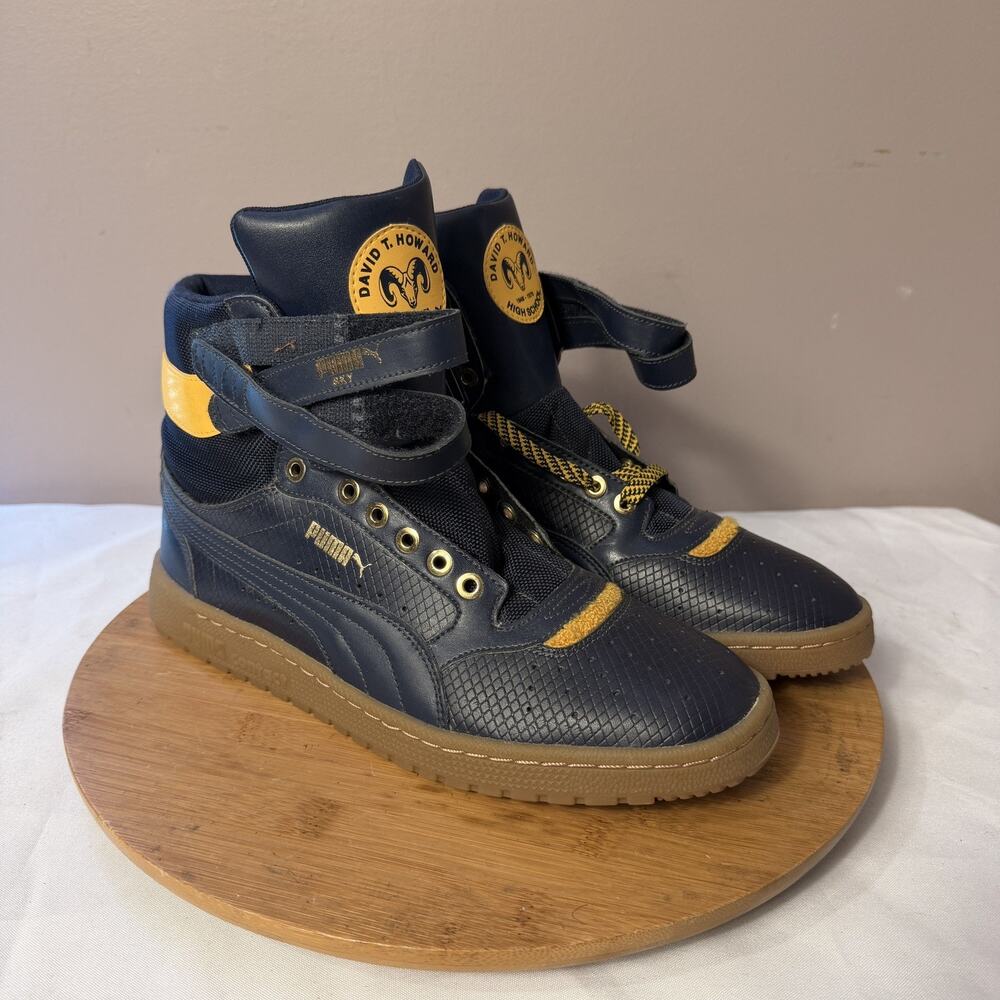 Size 10.5 - Puma Sky 2 High Black History Month David Howard High school NWOB